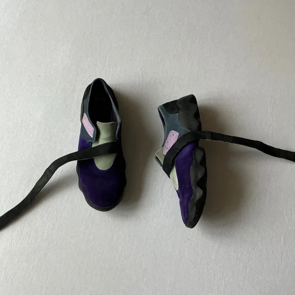 Camper Dub Purple suede Sneakers with Black Trim - Picture 11 of 14